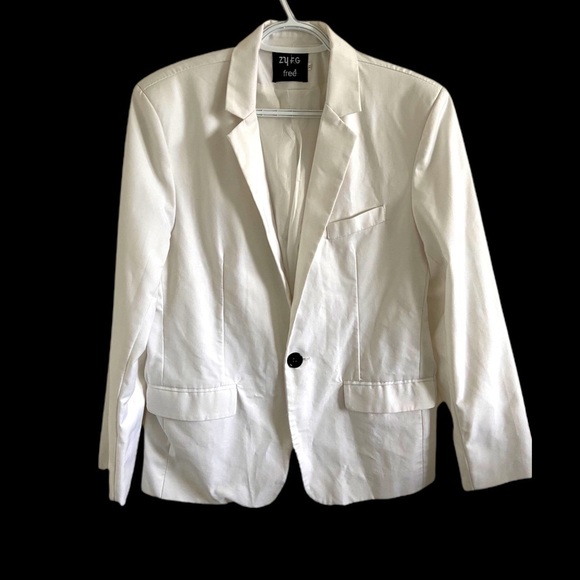 ZYFG Free Other - ZYFG Free - Mens - White Buttoned Blazer - XL